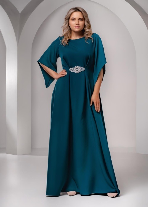 Вечернее платье из крепа