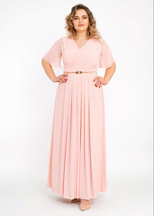 Вечернее платье в греческом стиле шифоновое