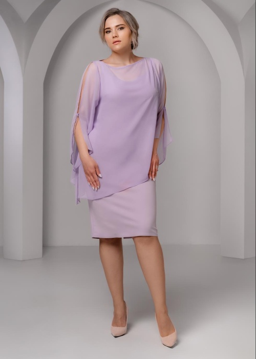 Вечернее платье с накидкой