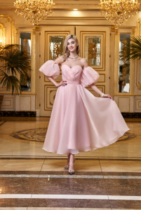 Вечернее платье пышное из органзы