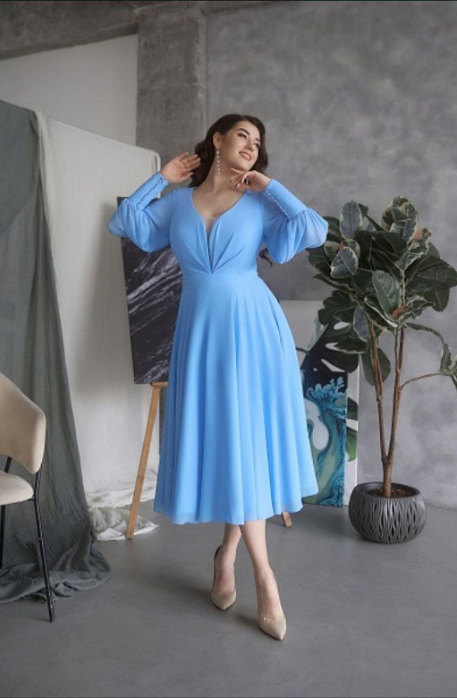 Шифоновое миди