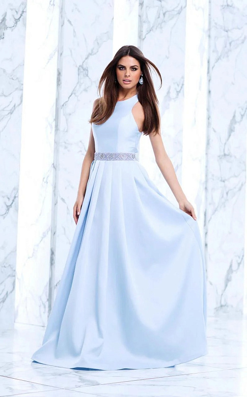 Персиковое платье на выпускной