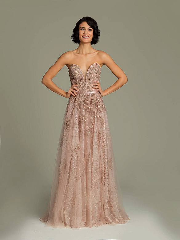 Бронзовое платье