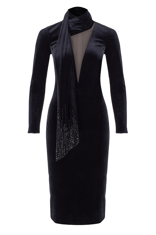 Бархатное платье