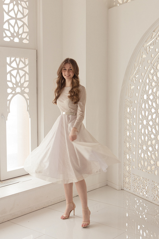 Миди с блестками 