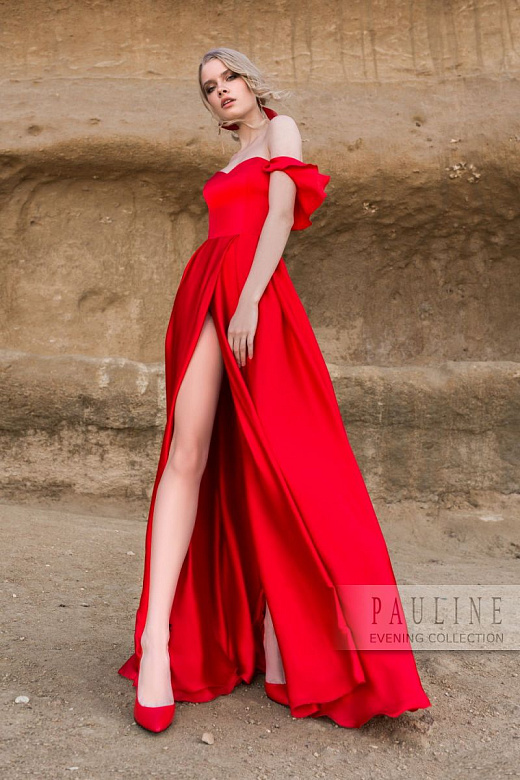 Чёрное и розовое платье